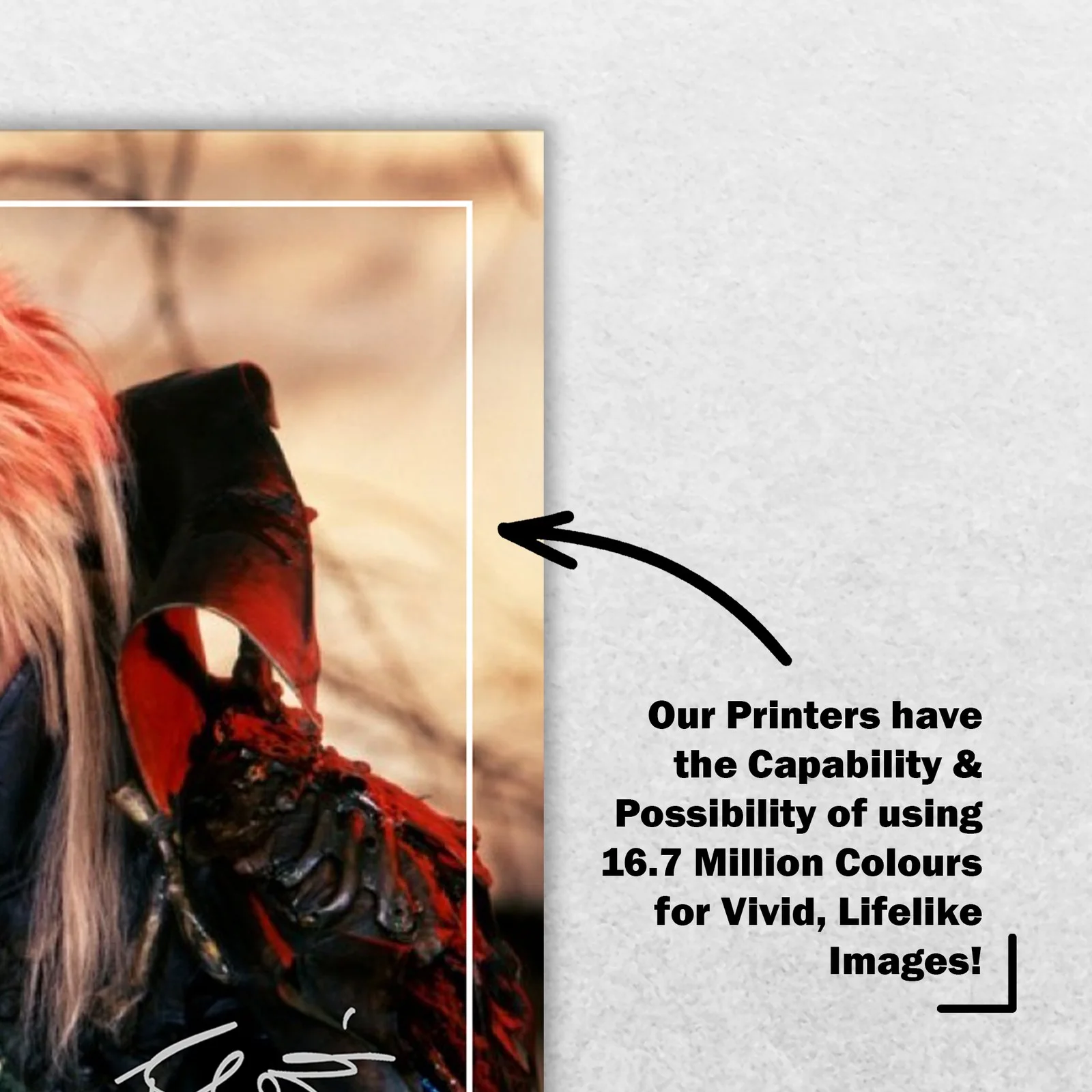 Bowie & Connelly Signed Labyrinth 8x6 Pre Printed Autograph Photo Memorabilia, image 5