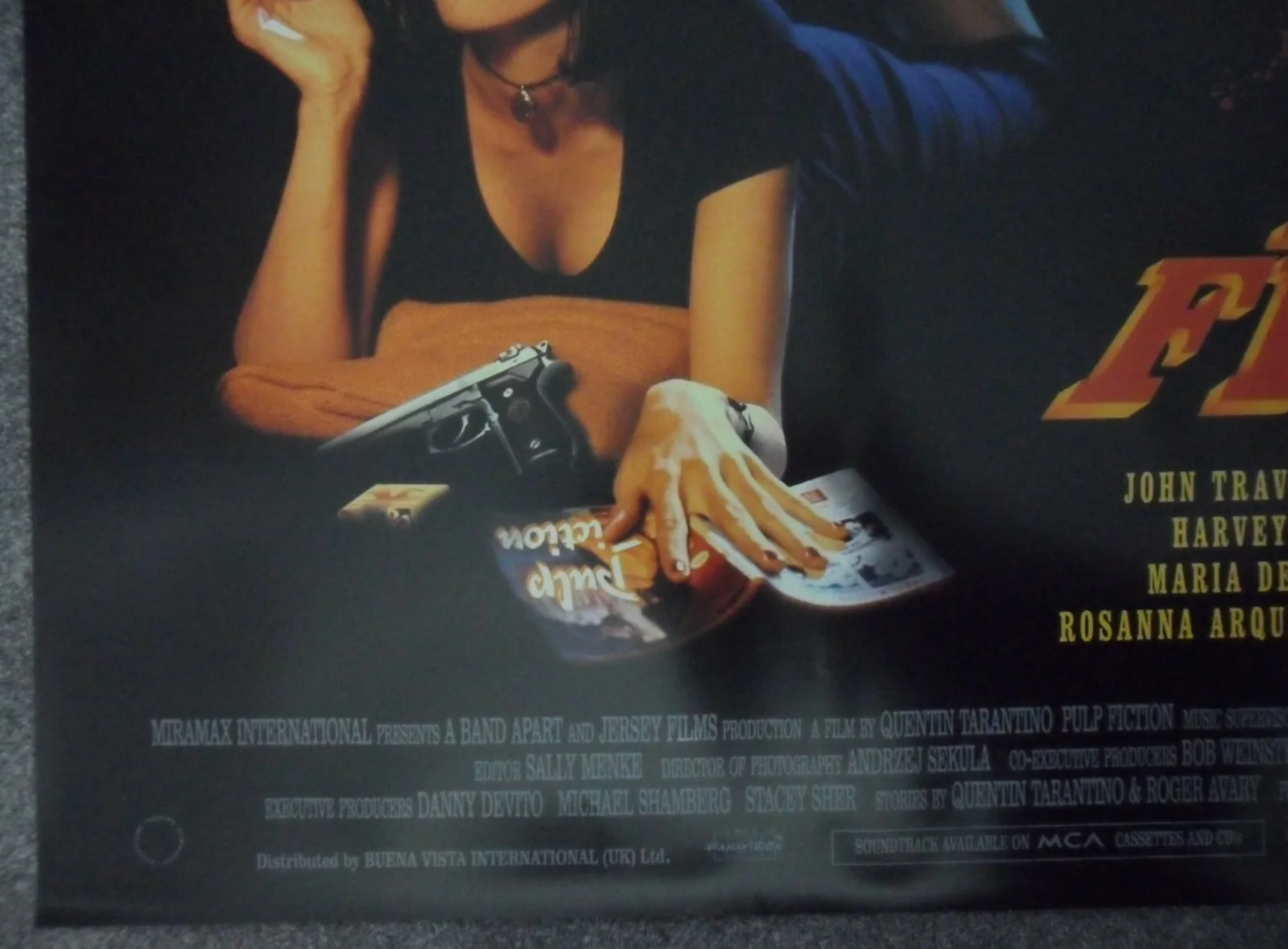 Mint / Original - PULP FICTION - UK Quad Cinema Poster - QUENTIN TARANTINO 1994, image 5