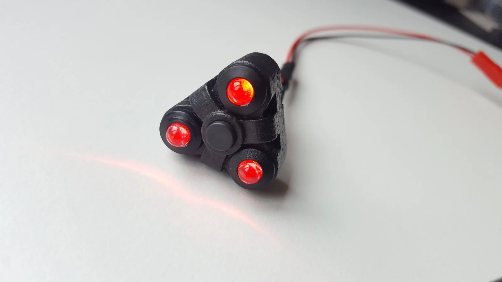 Red LED Tri-LED Lights for Predator bio helmet mask AVP Aliens / not Tri-Laser, image 2