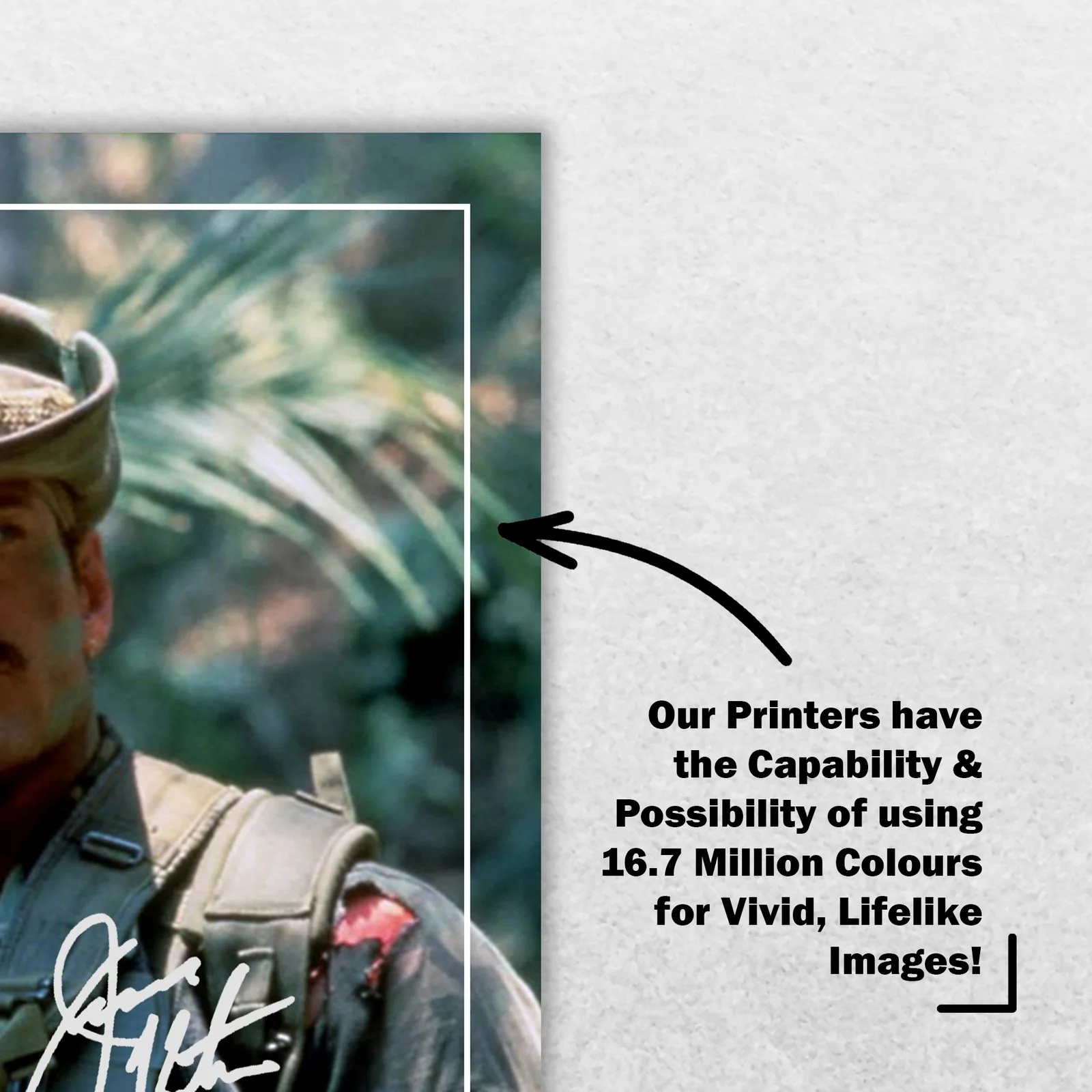 Jesse Ventura Signed Predator 8x6 Pre Printed Autograph Photo Memorabilia, image 5