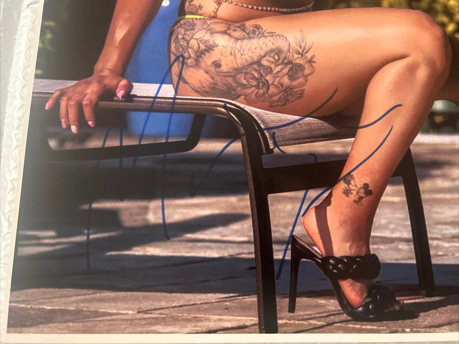 Michin Mia Yim Signed Photo WWE Wrestling BAS Beckett BJ33780, image 2