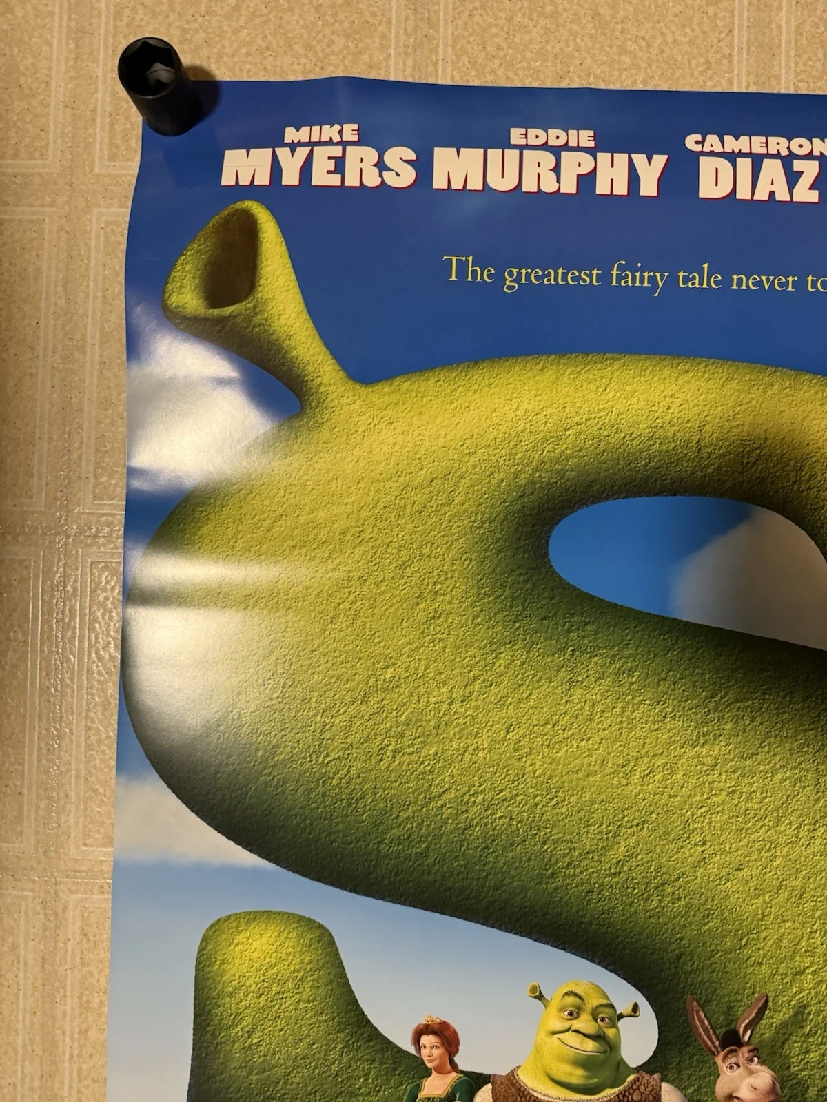 Original 2001 Vintage SHREK 27x40 DS Movie Poster / MIKE MYERS Eddie Murphy, изображение 4