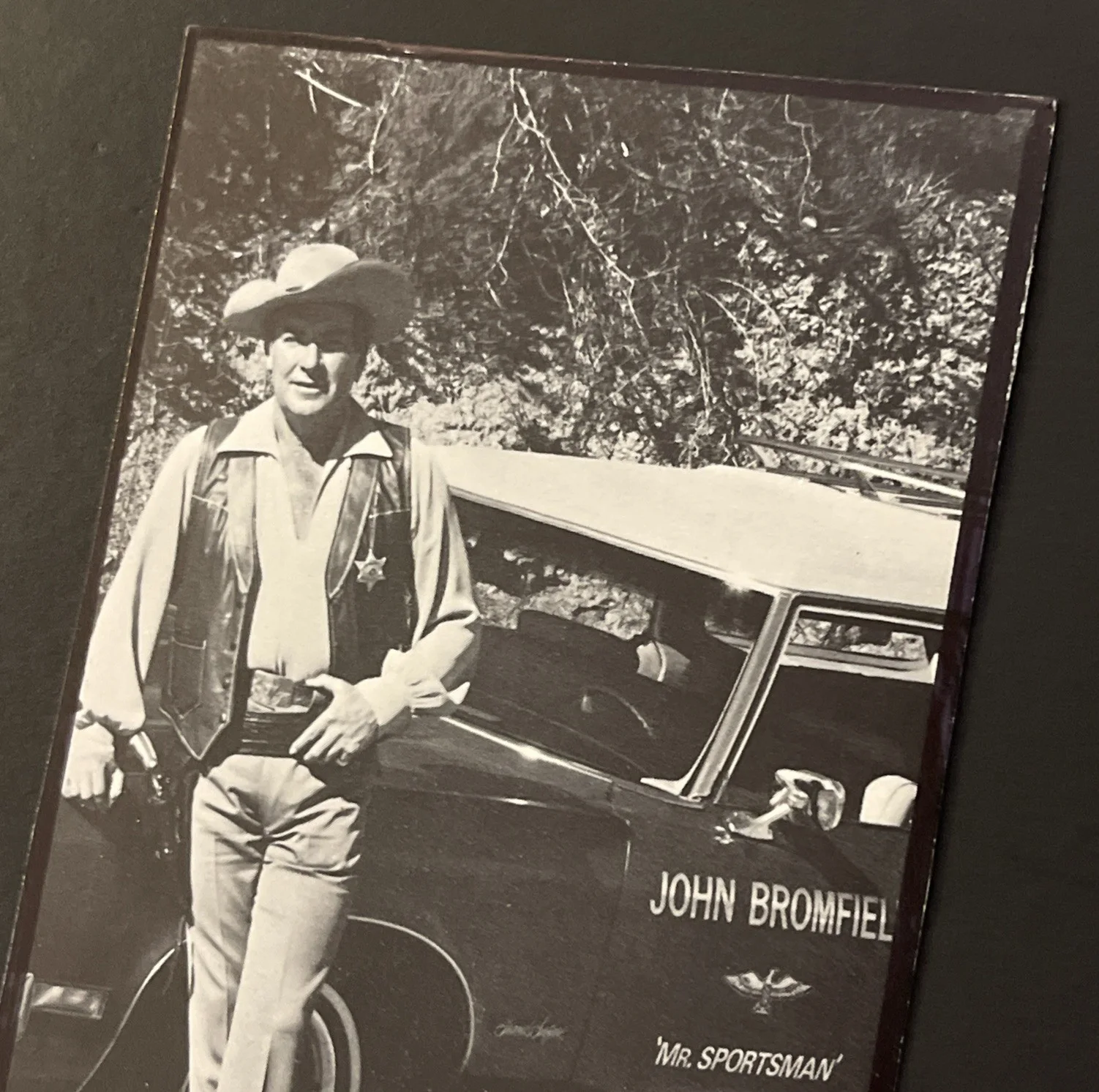 JOHN BROMFIELD: Hand Signed Celebrity Photo 3 x 6”/ KSK, image 3