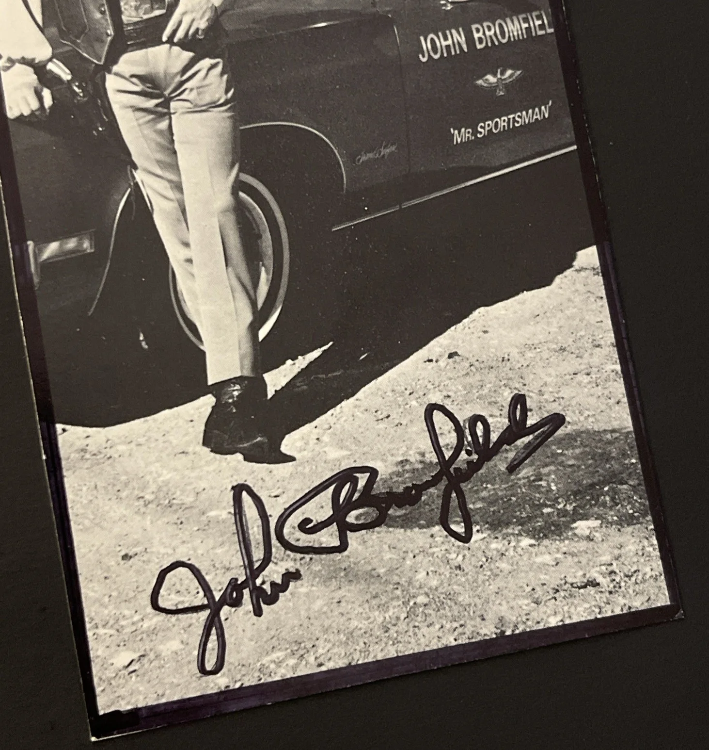 JOHN BROMFIELD: Hand Signed Celebrity Photo 3 x 6”/ KSK, image 4