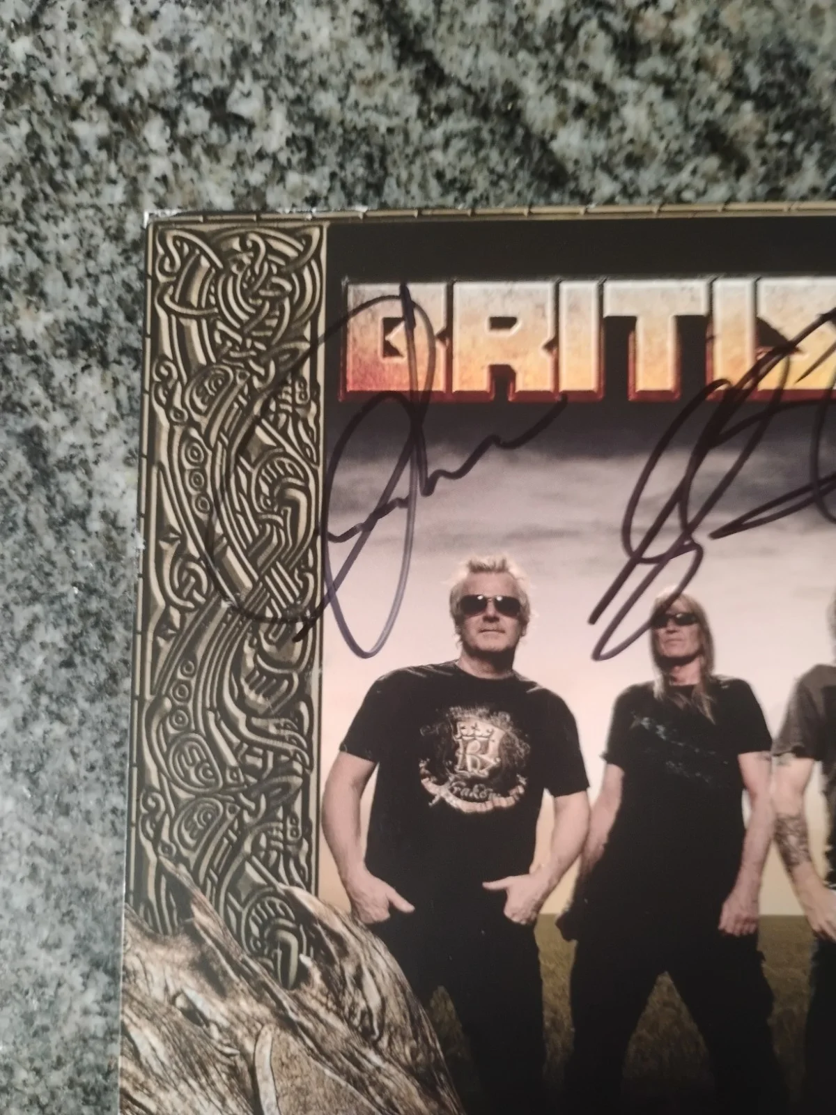 British Lion Steve Harris Iron Maiden Band signed poster, image 3