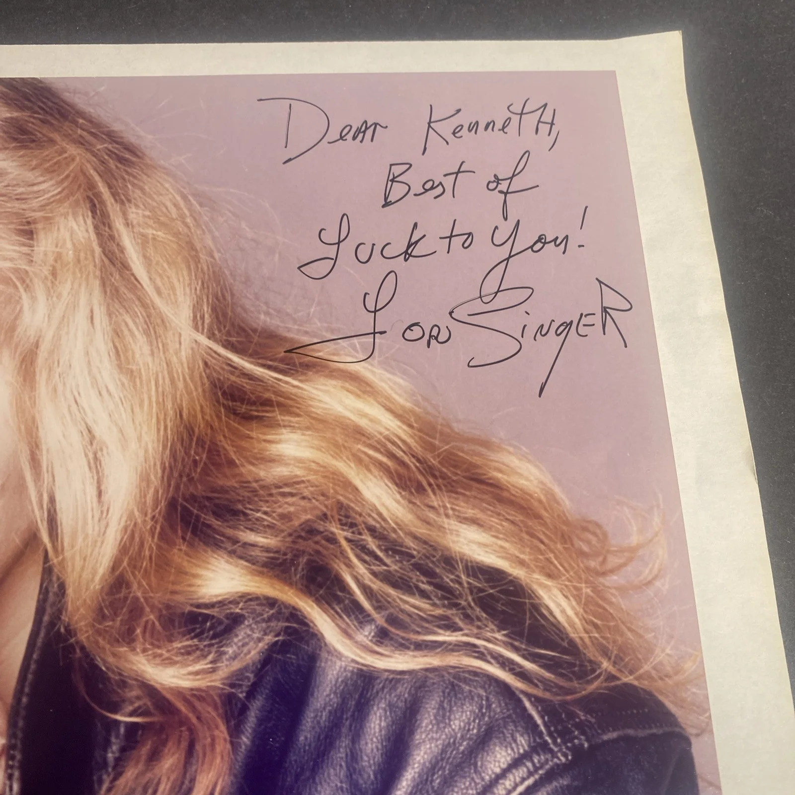 Lori Singer: Hand Signed Celebrity Photograph 8 x 10 Inches / KSK, image 2