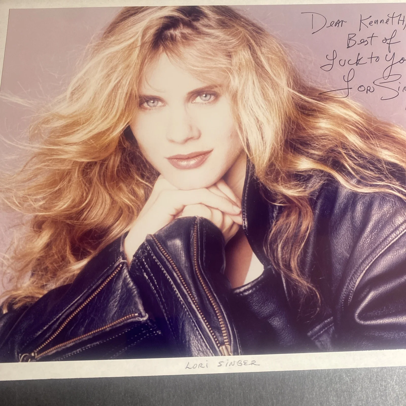 Lori Singer: Hand Signed Celebrity Photograph 8 x 10 Inches / KSK, image 3