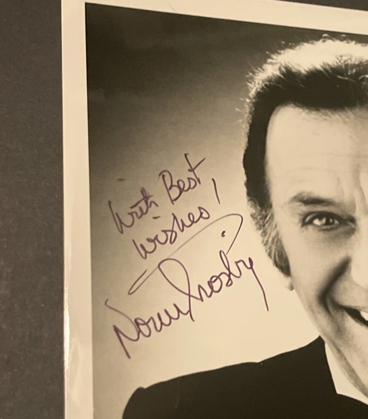 Norm Crosby Comedian: Hand Signed Celebrity Photograph 8 x 10 Inches / KSK, изображение 2