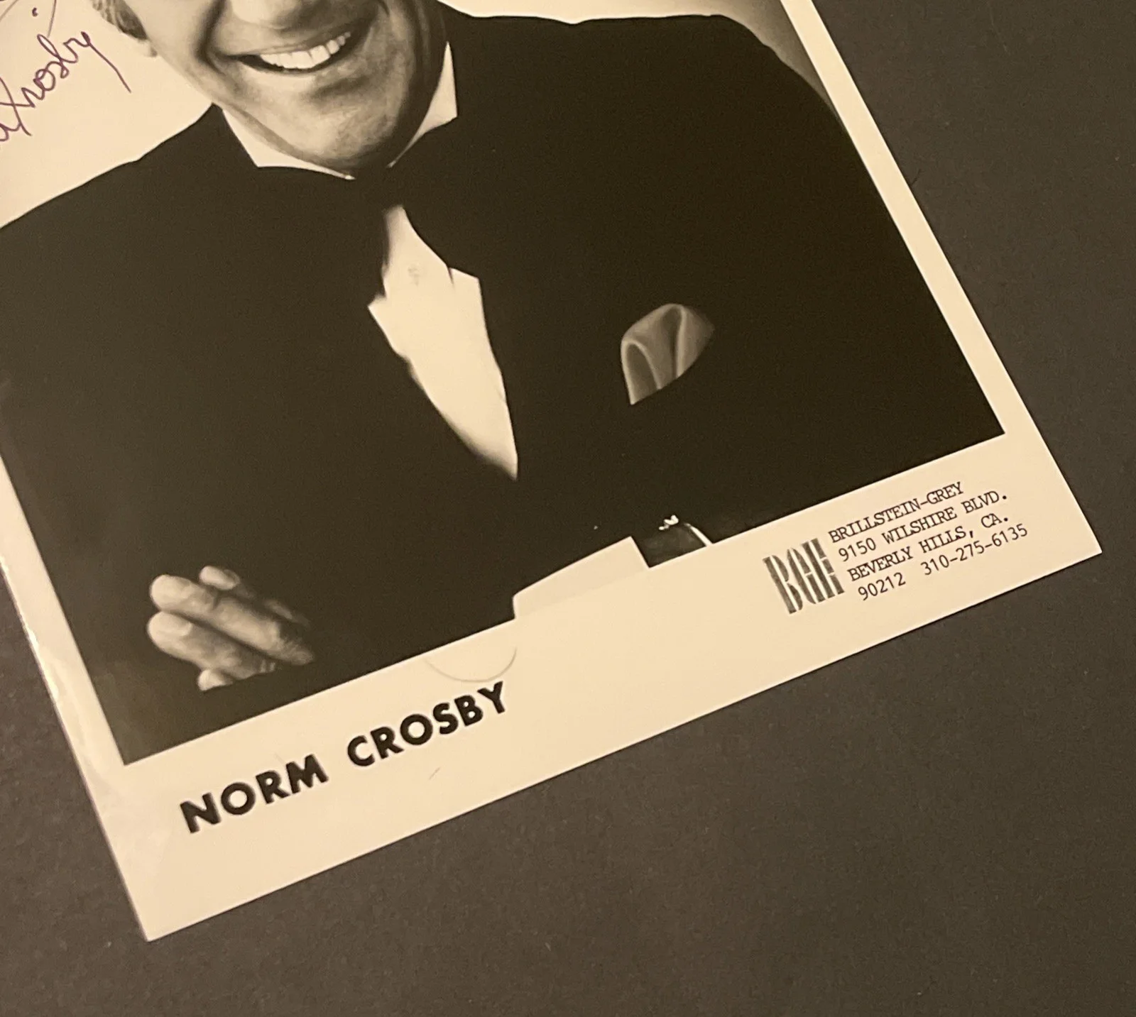 Norm Crosby Comedian: Hand Signed Celebrity Photograph 8 x 10 Inches / KSK, изображение 4