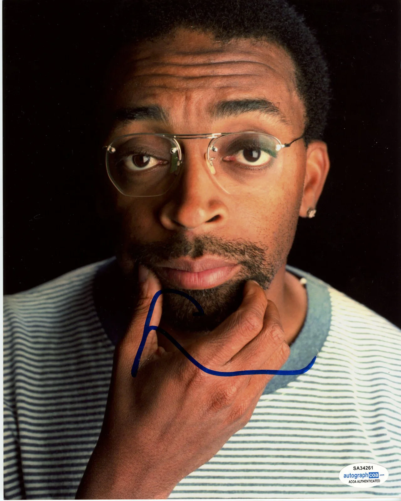 Spike Lee — Spike Lee Director Signed Autographed BLACKKKLANSMAN 8x10 Photo ACOA B, image 2