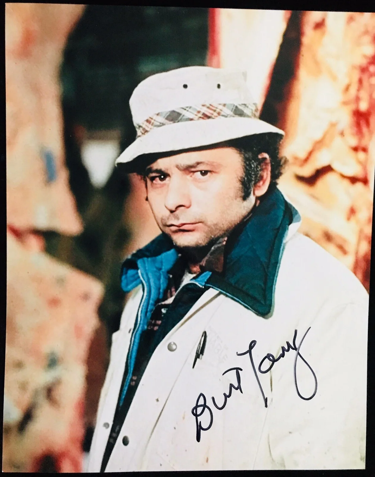 Burt Young — Burt Young signed Sylvester Stallone' Rocky Balboa' Paulie 8x10 photo - Proof, image 2