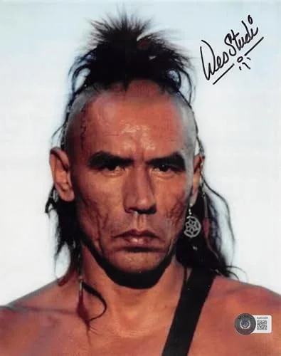 Wes Studi — Wes Studi The Last of the Mohicans Authentic Signed 8x10 Vertical Photo BAS 4, image 2