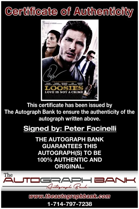 Peter Facinelli — Peter Facinelli authentic signed celebrity 10x15 photo W/Cert Autographed 2716d, image 2