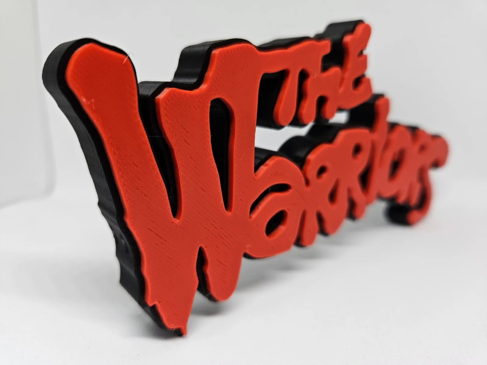 The Warriors Logo Sign – 3D Printed Movie Display – Retro Film Decor, изображение 2