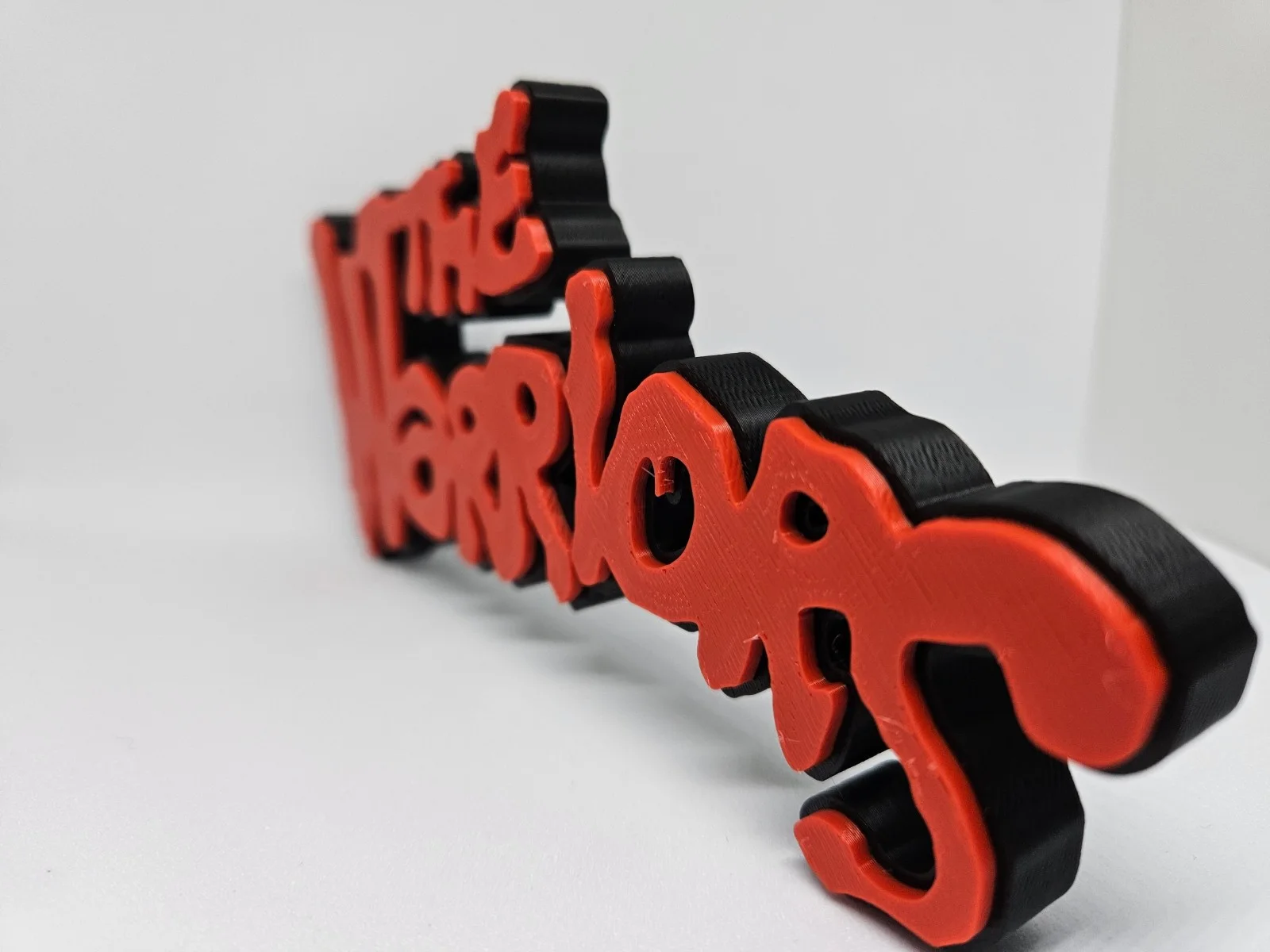 The Warriors Logo Sign – 3D Printed Movie Display – Retro Film Decor, изображение 3