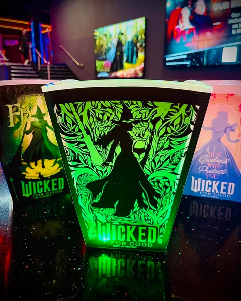 Wicked for Good Cineworld Limited Edition LED Light Up Popcorn Bucket Elphaba, image 4