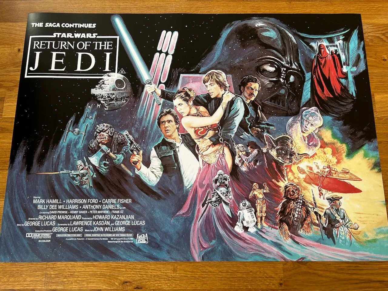 Poster Star Wars Return of the Jedi 594mm x 420mm size is A2, image 2