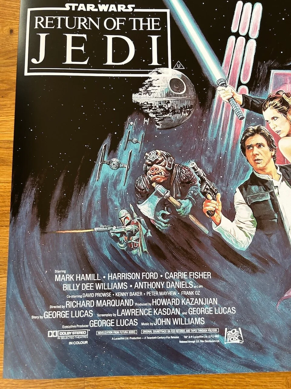 Poster Star Wars Return of the Jedi 594mm x 420mm size is A2, image 3