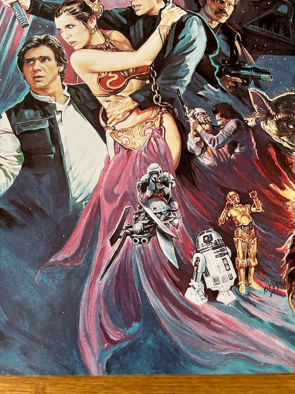 Poster Star Wars Return of the Jedi 594mm x 420mm size is A2, image 4