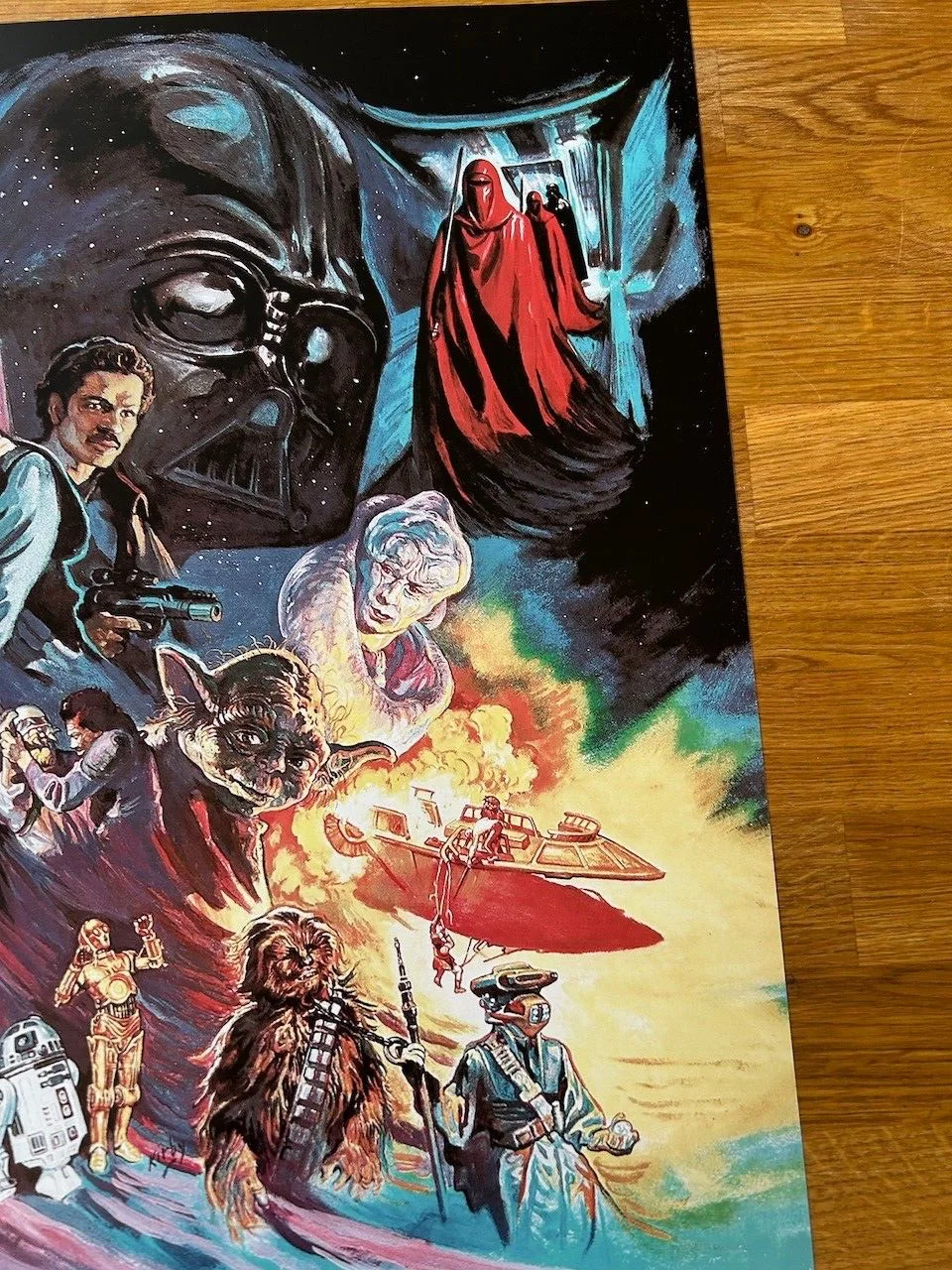 Poster Star Wars Return of the Jedi 594mm x 420mm size is A2, image 5