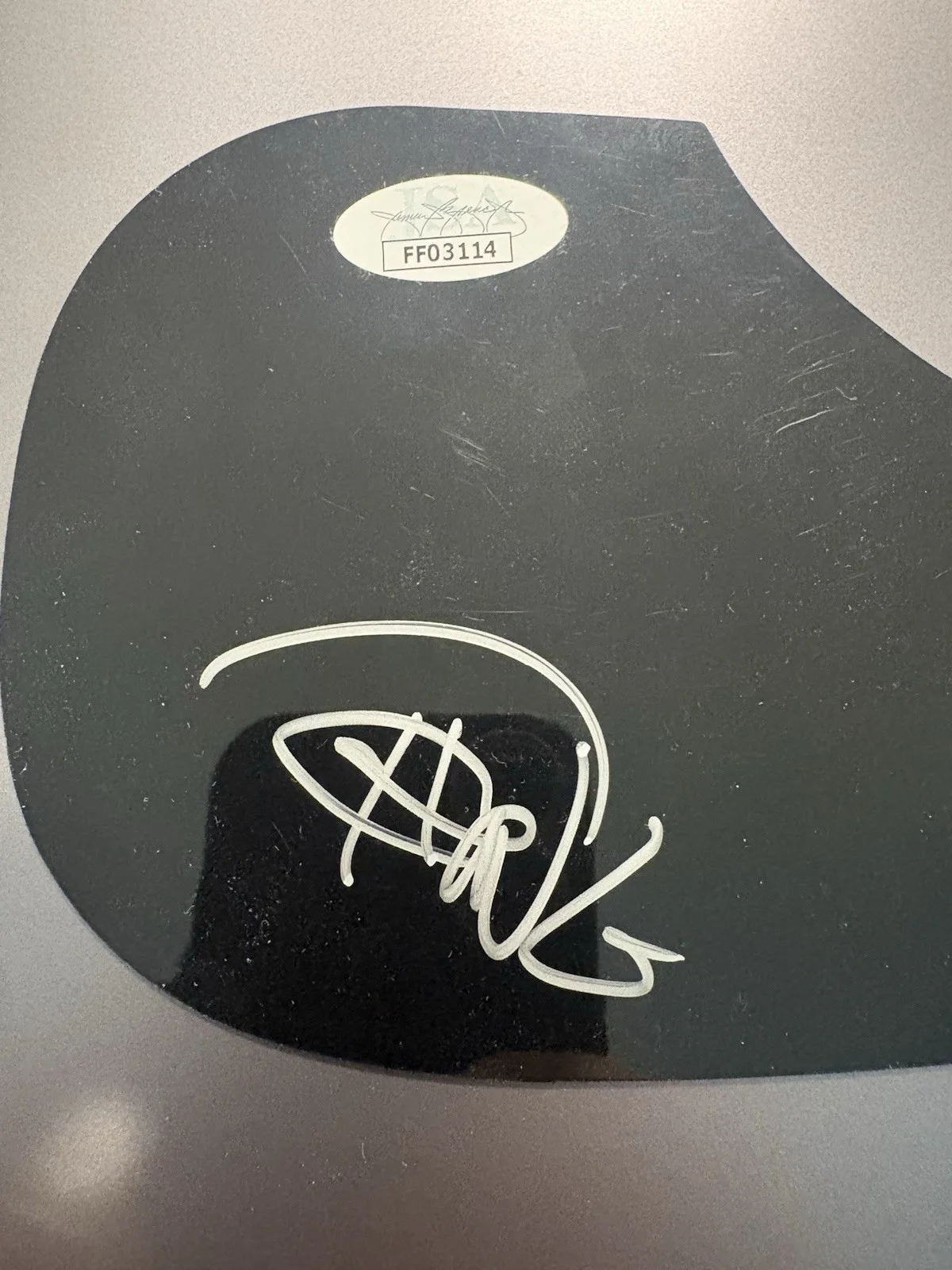 Cheech Marin and Tommy Chong Dual Signed Autograph Acoustic Guitar Pickguard JSA, image 3