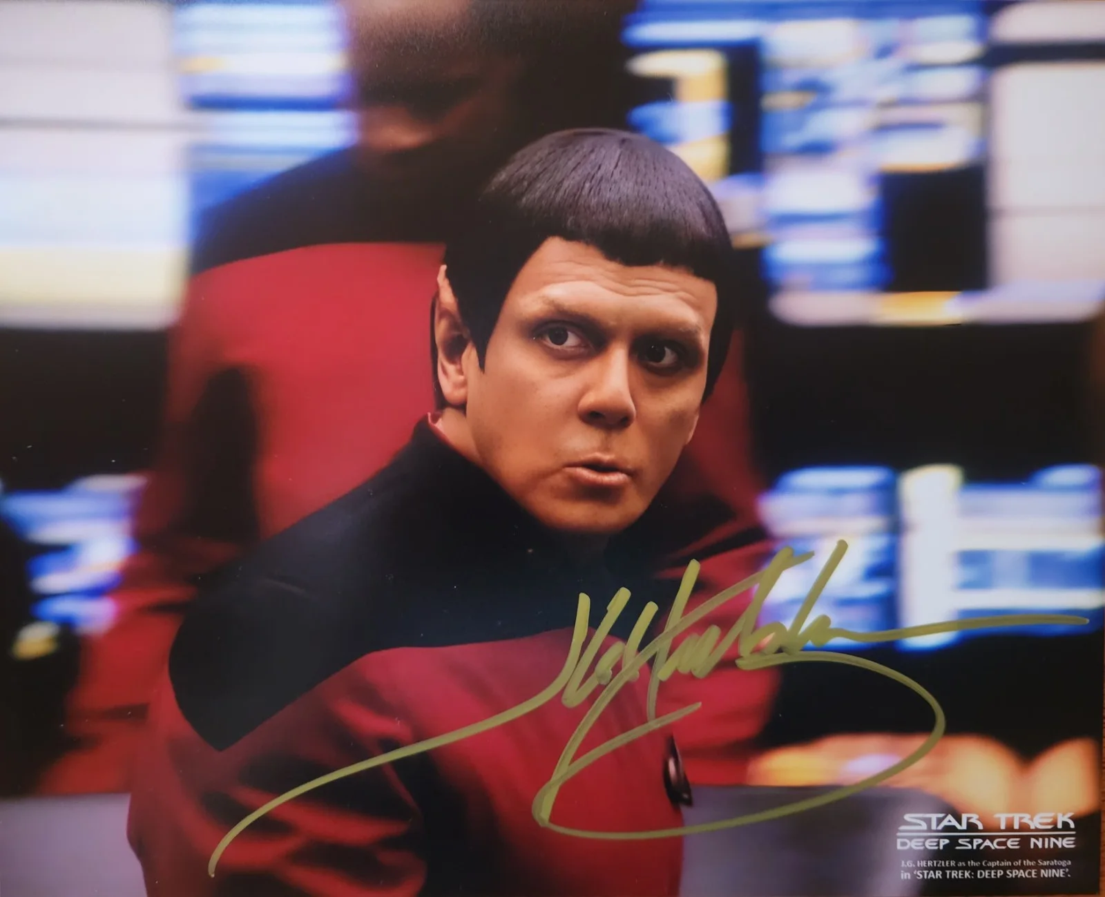 J.G. Hertzler — J.G. Hertzler Star Trek: Deep Space Nine Signed Vulcan 8x10 Photo Autograph
