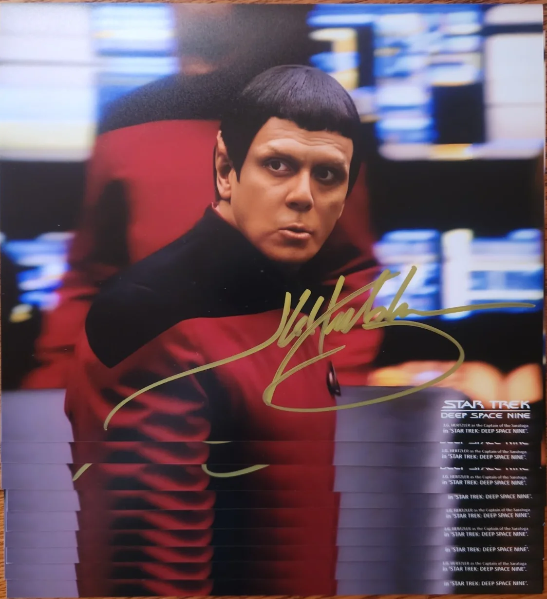 J.G. Hertzler — J.G. Hertzler Star Trek: Deep Space Nine Signed Vulcan 8x10 Photo Autograph, изображение 2