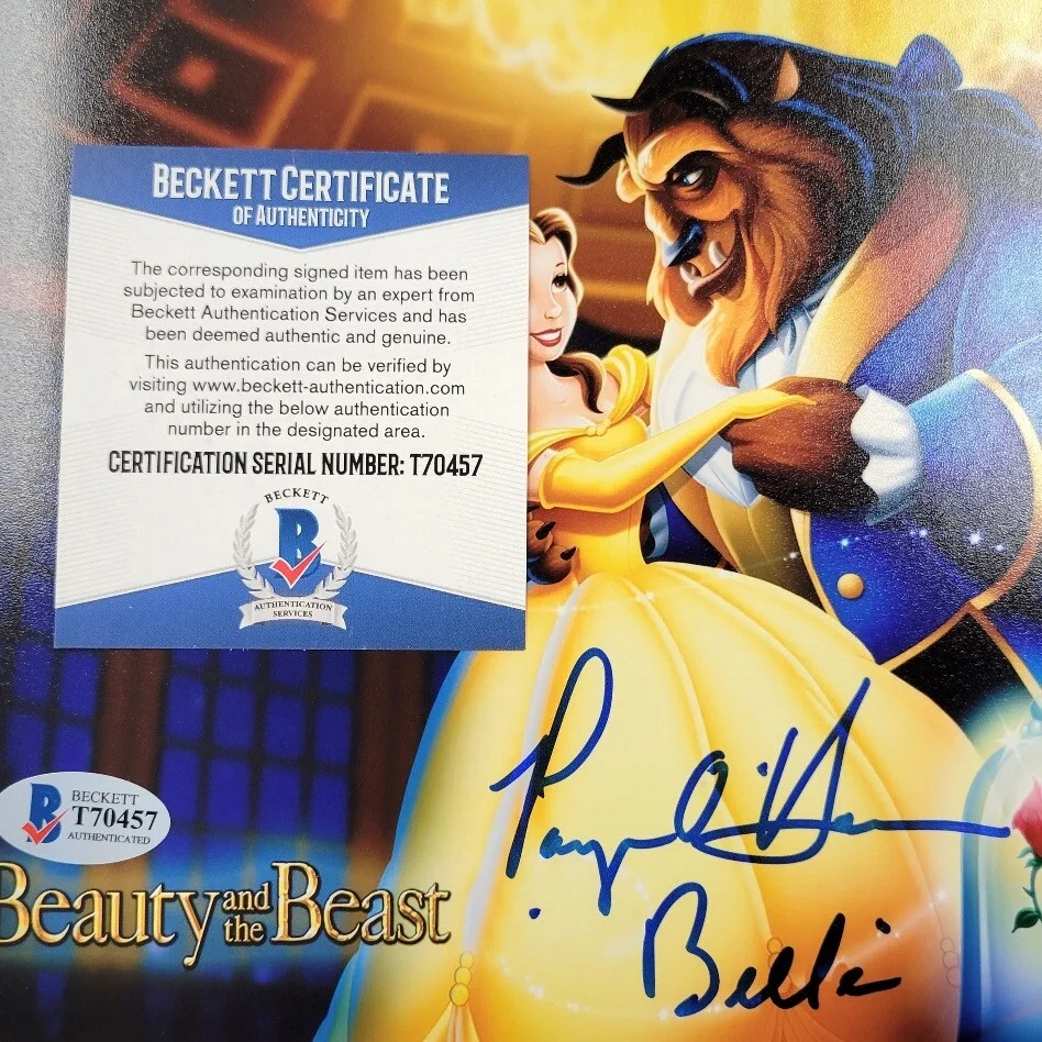 Paige O'Hara — Paige O'Hara signed Beauty and the Beast 8x10 Photo #1 Belle Voice ~ BAS COA, изображение 2