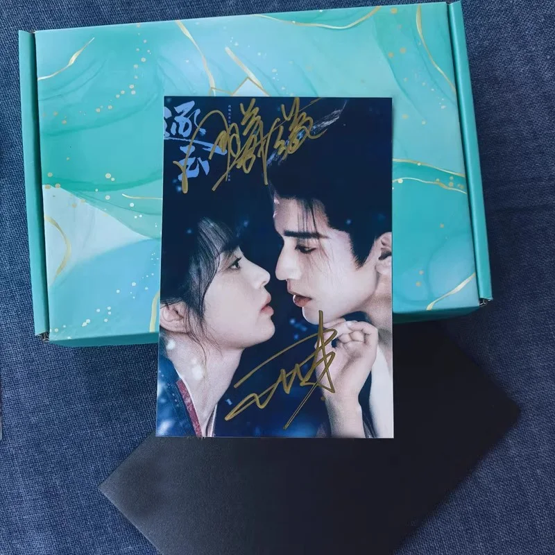 逐玉 Zhang Linghe Tian Xiwei 6" Signed Autographed Photo Collection, image 4