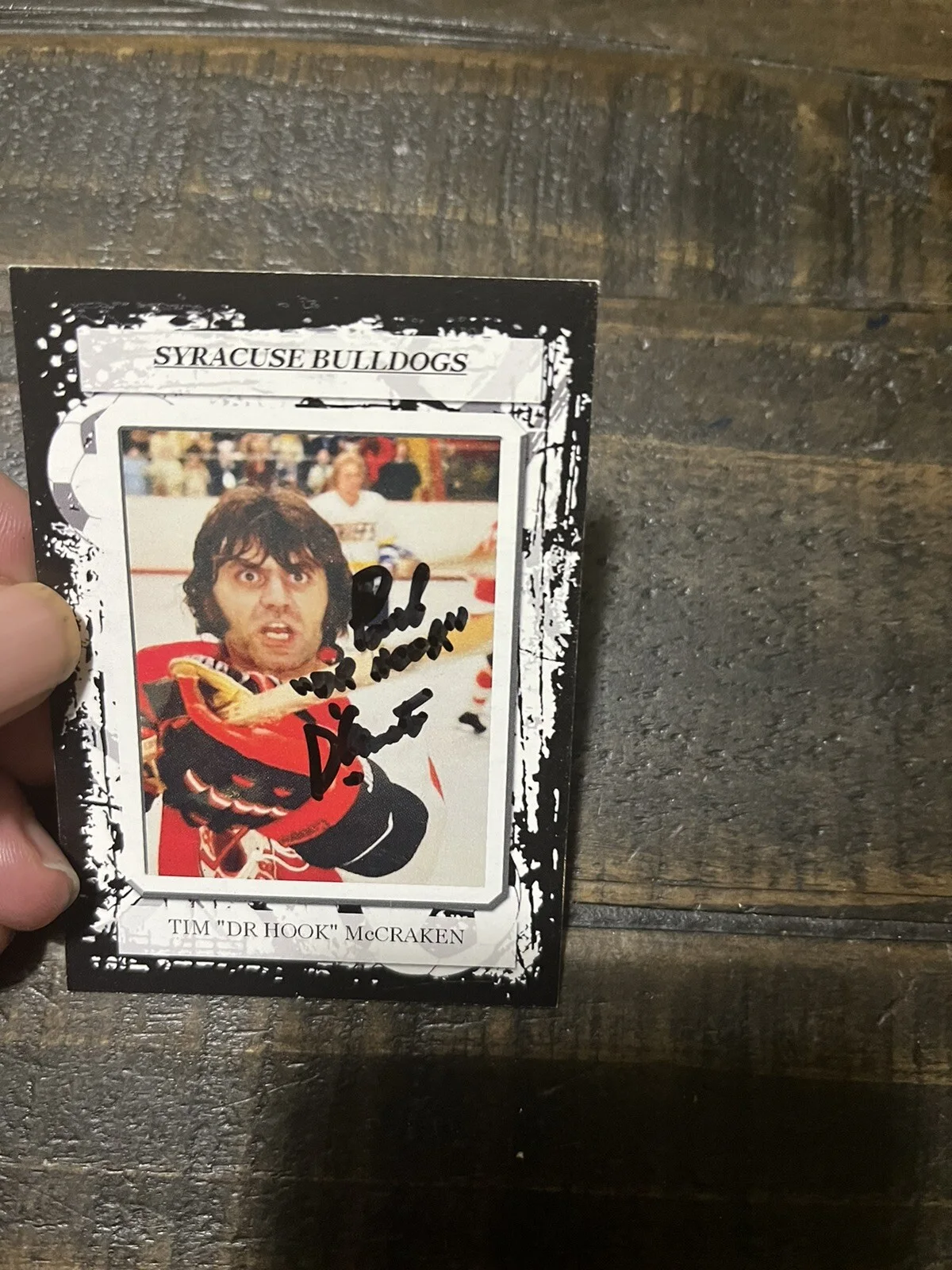 Autographed Paul D’Amato Card Slap Shot Dr Hook Beckett Signed Auto Authentic, image 4
