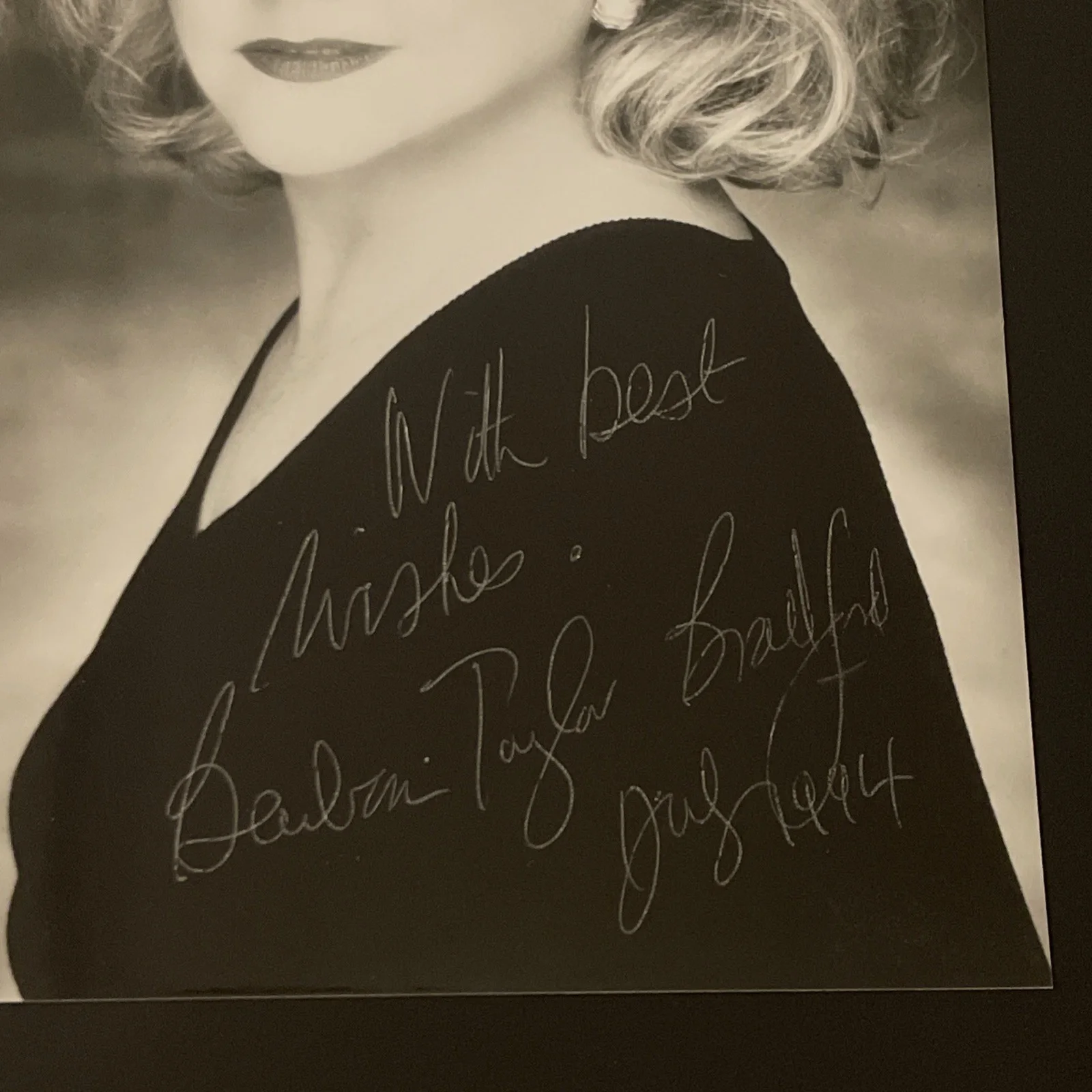 BARBARA TAYLOR BRADFORD: Hand Signed Celebrity Photo 8 x 10”/ KSK, image 2