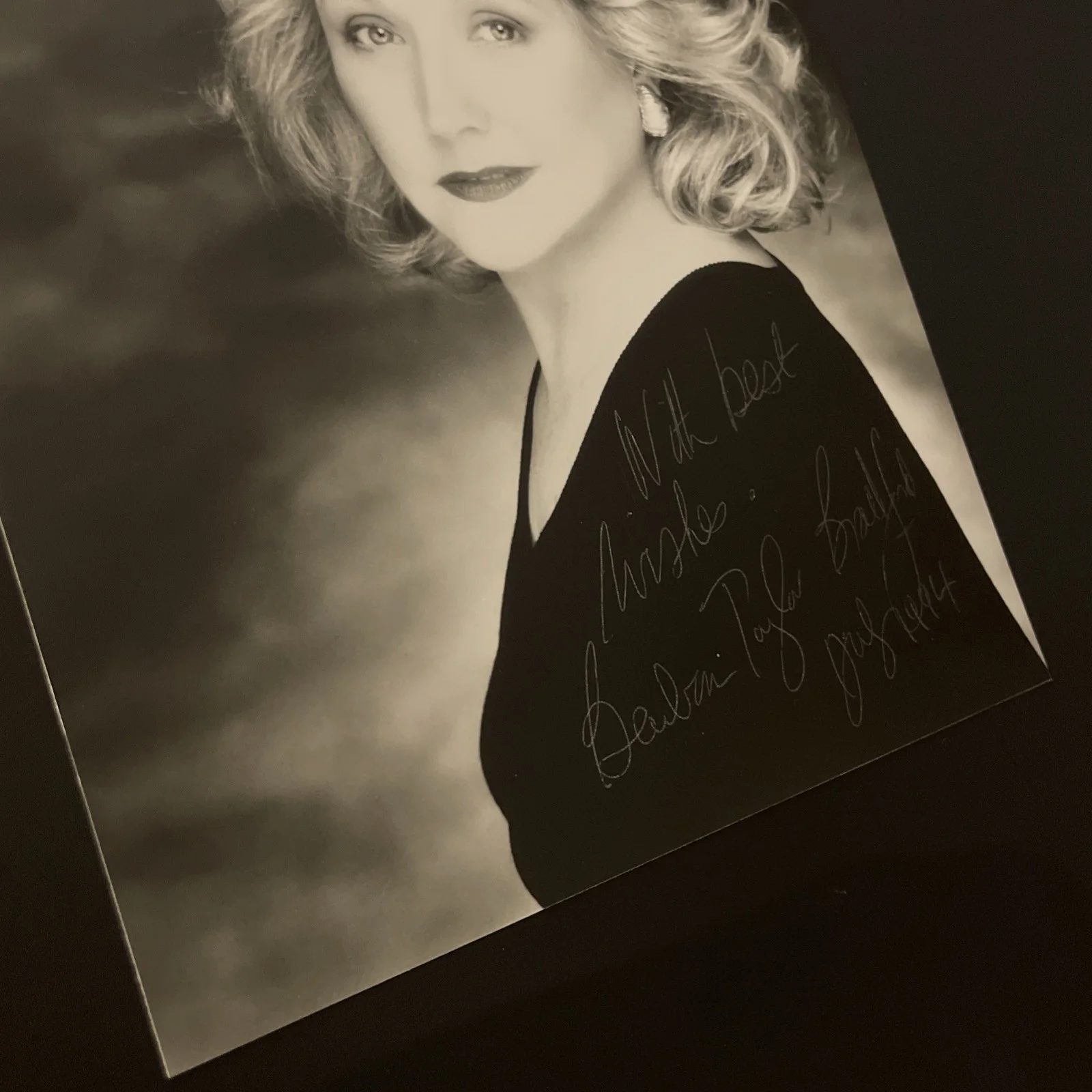 BARBARA TAYLOR BRADFORD: Hand Signed Celebrity Photo 8 x 10”/ KSK, image 4