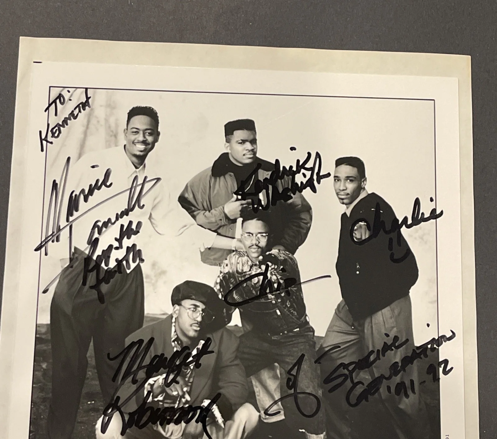 Special Generation: Hand Signed x 5 Music Celebrity Photograph 8 x 10” / KSK, image 3