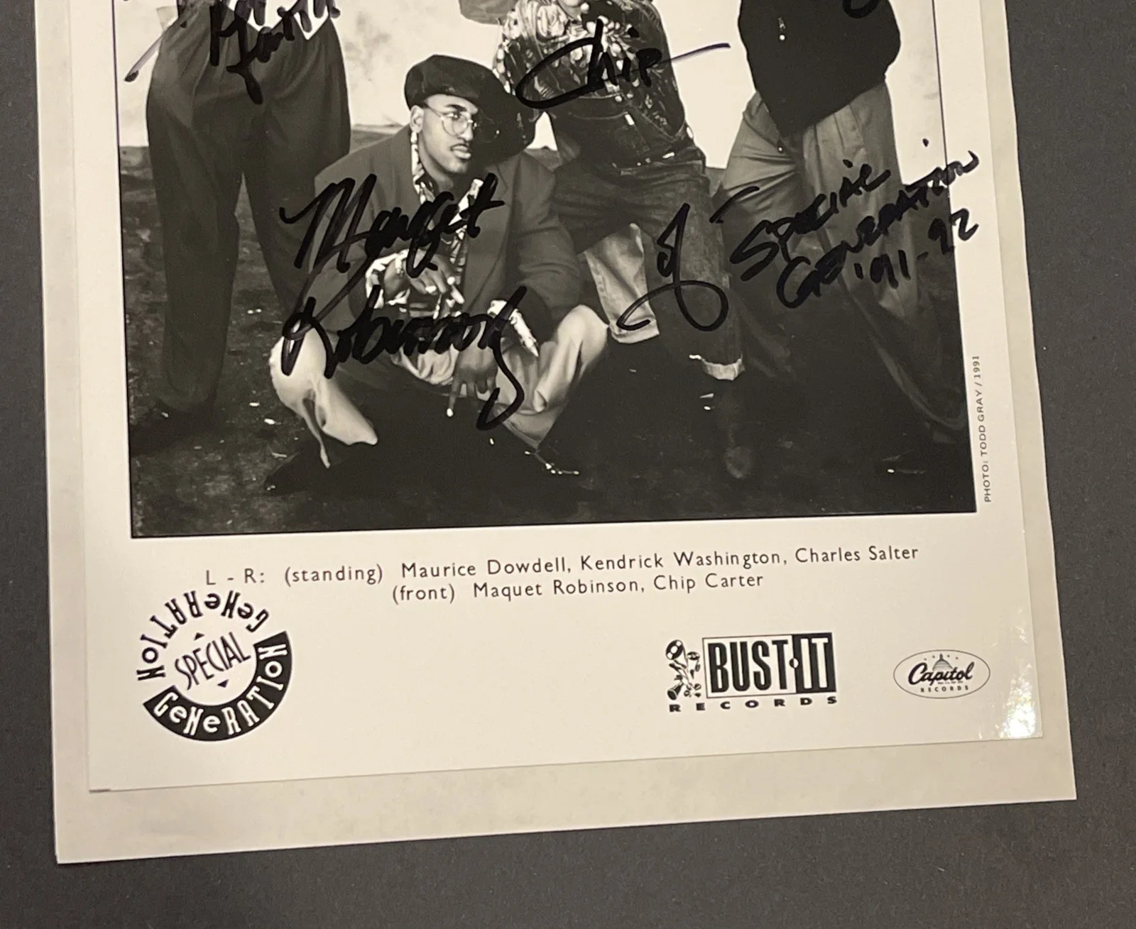 Special Generation: Hand Signed x 5 Music Celebrity Photograph 8 x 10” / KSK, image 4