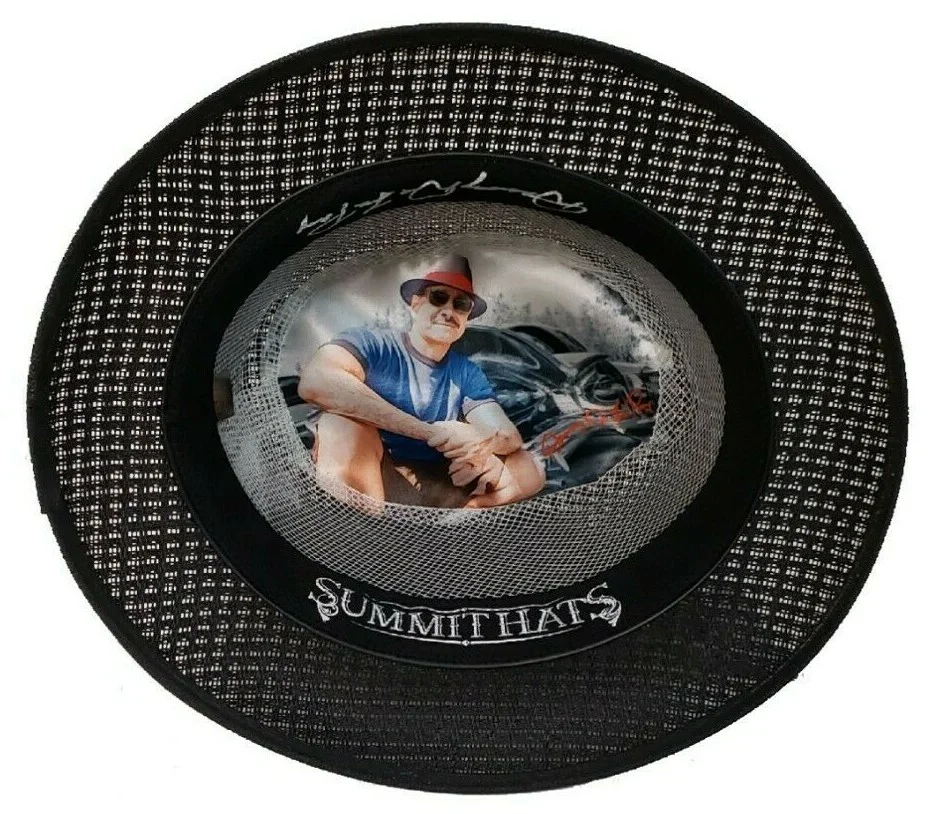 Men's Danny De La Paz Signature Special Edition Black Red Band Lowrider Hat, изображение 3