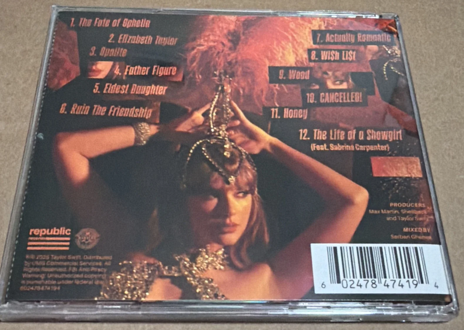 The Life of a Showgirl CD + Hand Signed Photo 4 FAST SHIP, image 4