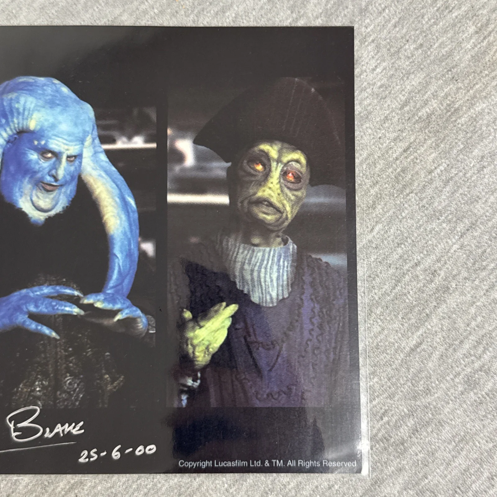Jerome Blake — Jerome Blake Signed Autographed Star Wars 7x10 Lucasfilm, image 3