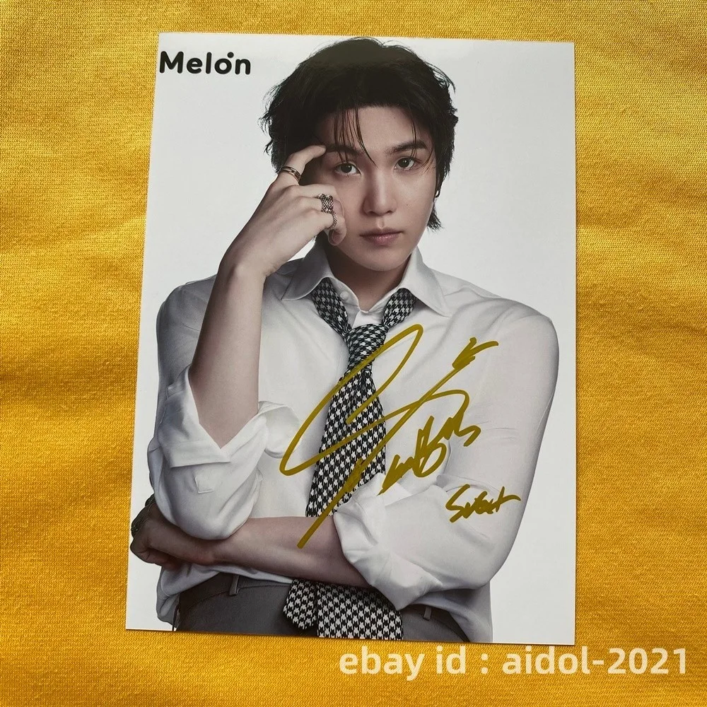 BTS ARIRANG JK JUNG KOOK V SUGA JIN JIMIN Autographed Signed 5*7 K-POP 2026B, изображение 3