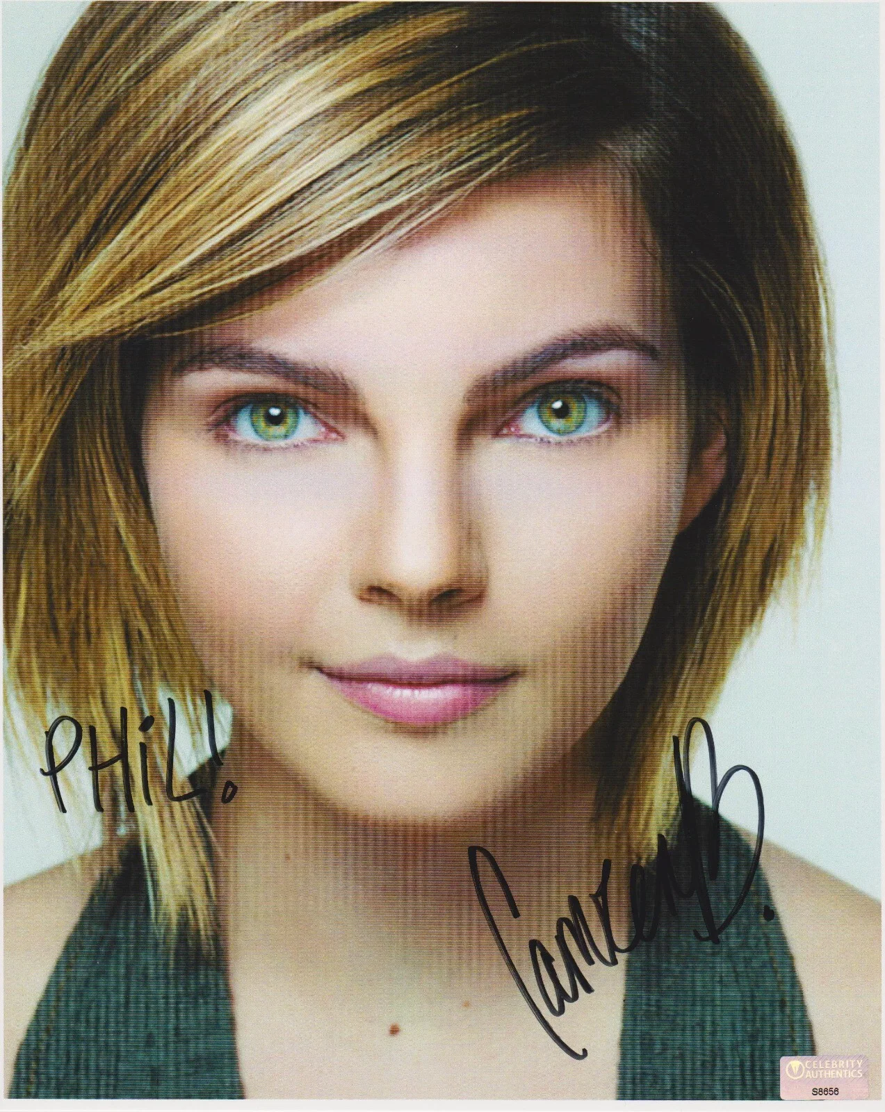 Camren Bicondova — Camren Bicondova Autographed 8x10 photo CA CoA Hologram w/ Full Signing Details