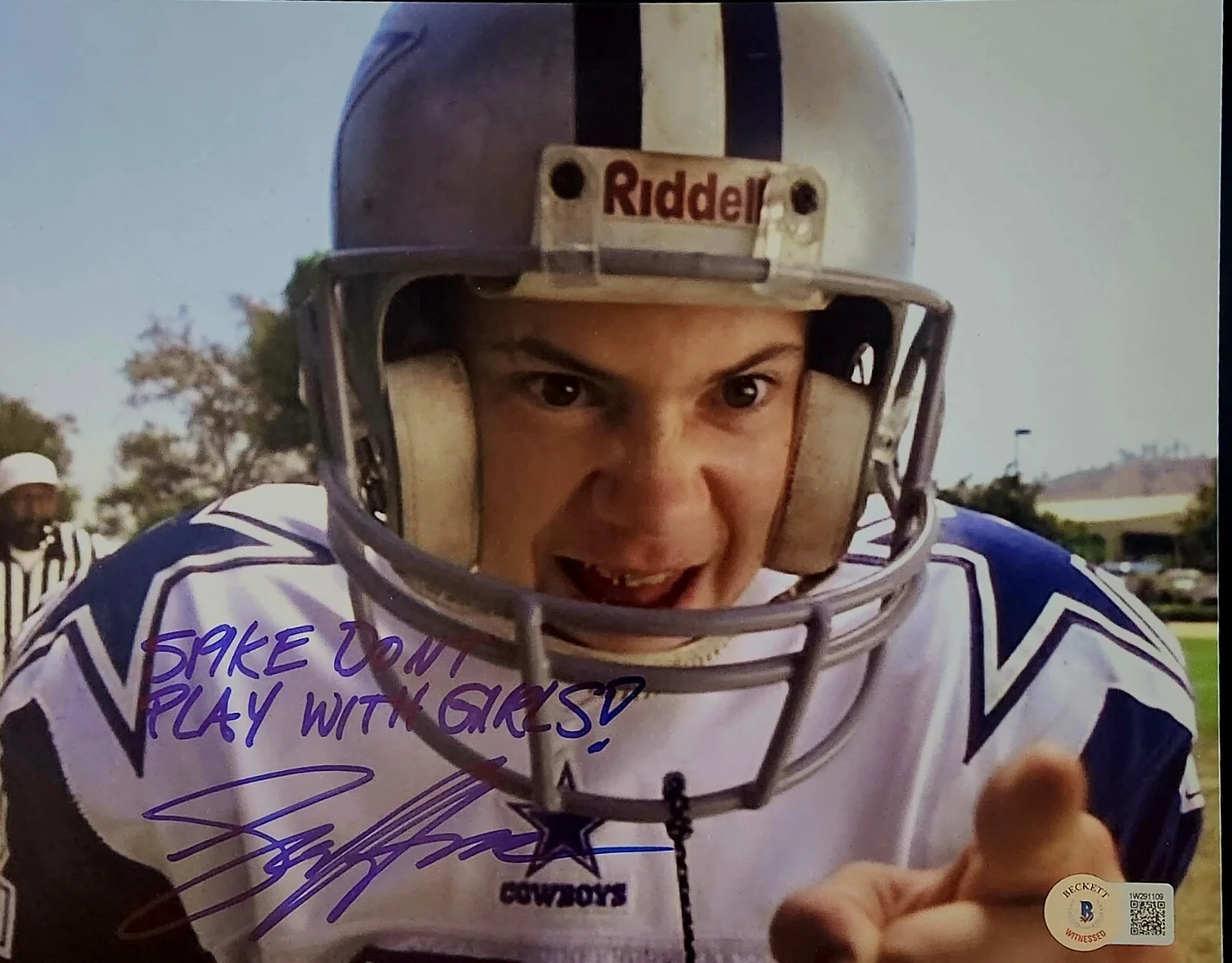 Sam Horrigan — Sam Horrigan Autographed LITTLE GIANTS 8x10 Photo Beckett Hologram COA