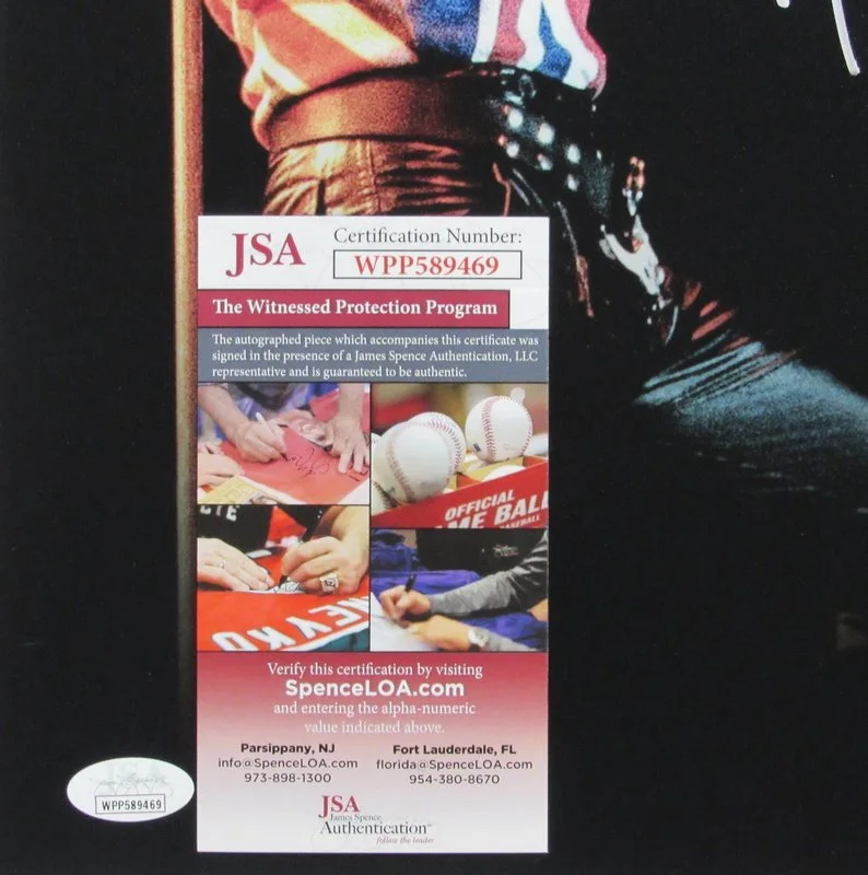 Joe Elliott Autographed 11x14 Photo Def Leppard JSA, image 3