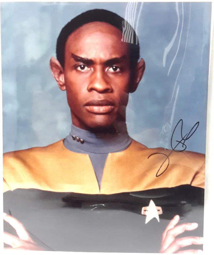 Tim Russ/Tuvok Star Trek Voyager Autograph 8x10 Color Photo- 7 Diff Available, image 4