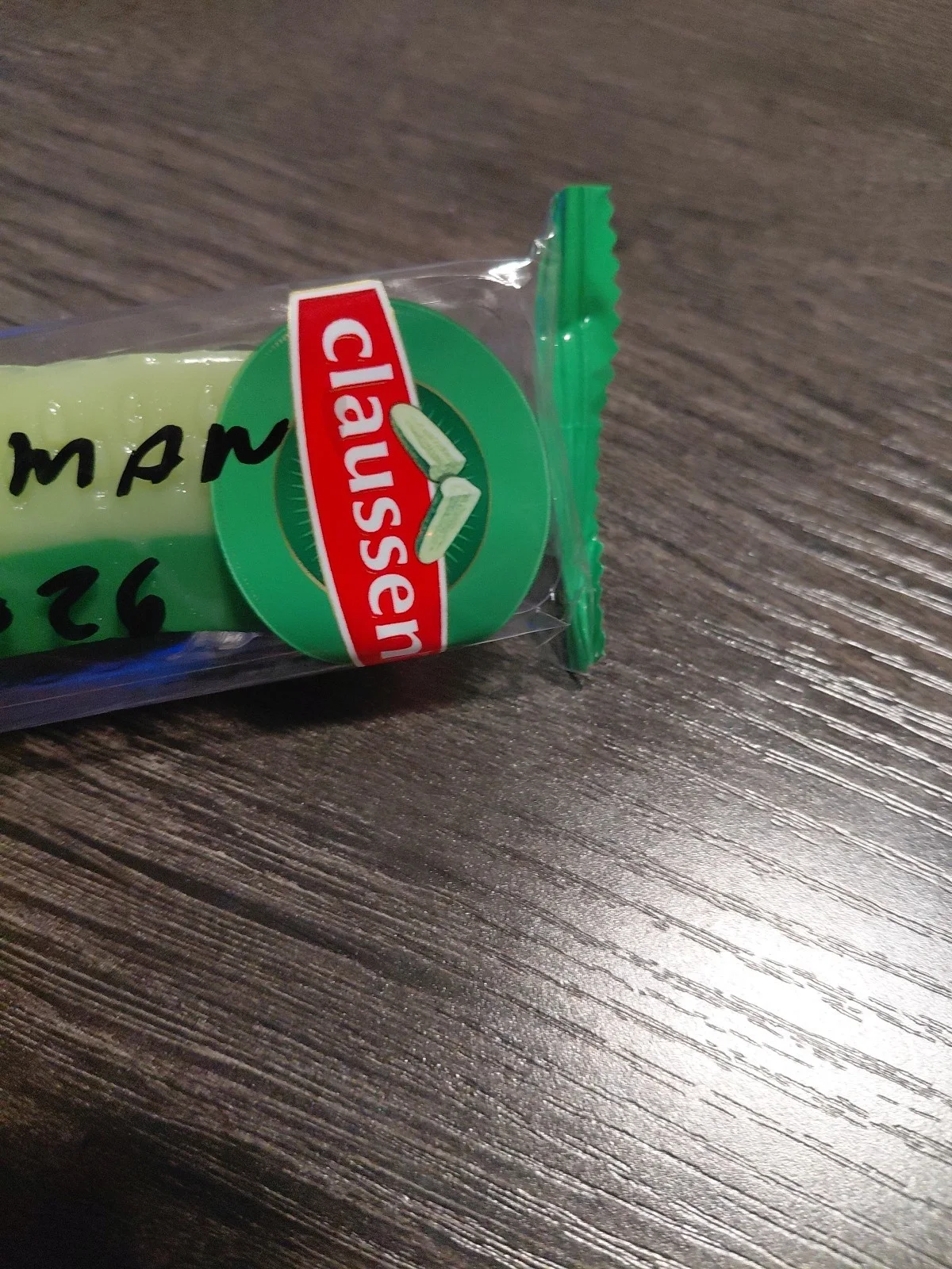 Tony-Yo-Man — Gummy Pickle Spear Signed And Dated BY TONY-YO-MAN A Content Creator On YouTube, изображение 4