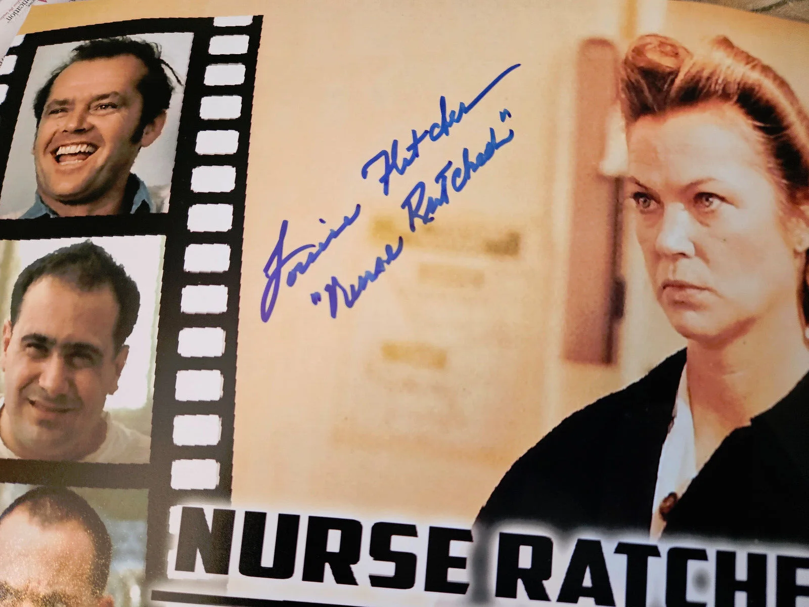 Louise Fletcher — The Cuckoo's Nest Nurse Ratched Louise Fletcher autographed 11x17 JSA Cert **, изображение 2