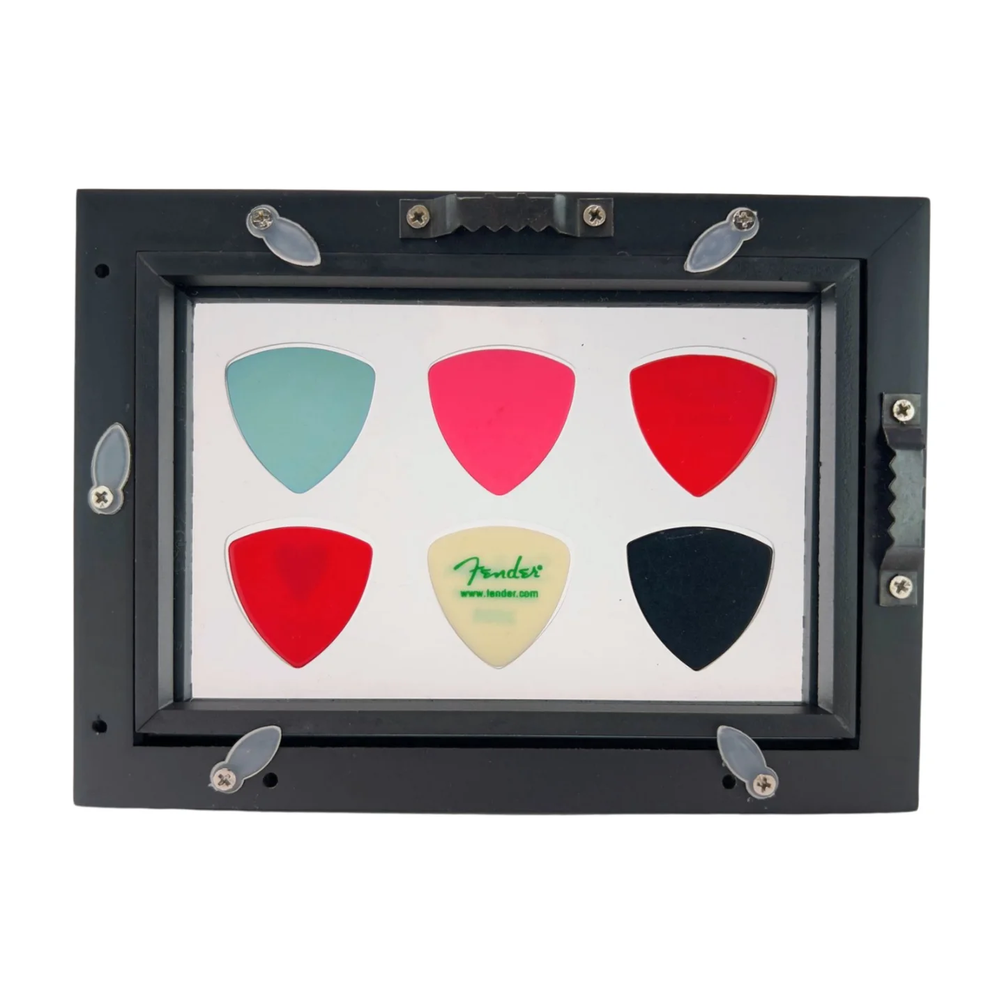 PLECTRUM SPECTRUM 4" x 6" ROUNDED BASS Guitar Pick Display-CLEAR-FRAME INCLUDED, image 5