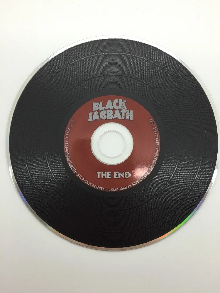 Black Sabbath "The End" Tour CD Original Factory Sealed +T-Shirt Limited, изображение 3