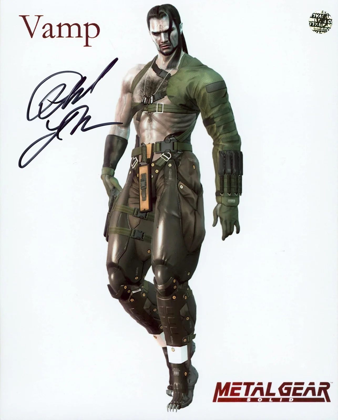 Phil LaMarr — Phil LaMarr Metal Gear Solid Authentic Signed 8x10 Photo Wizard World 1, image 4