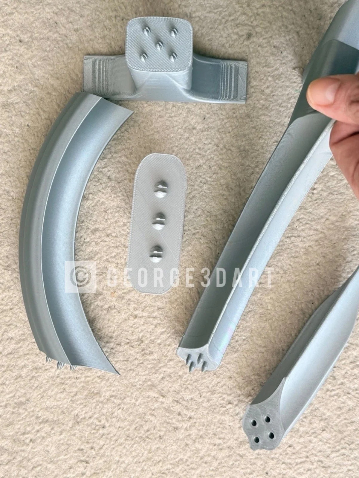 Bela Dimitrescu’s Sickle Resident Evil Cosplay Prop 3d Printed, image 3