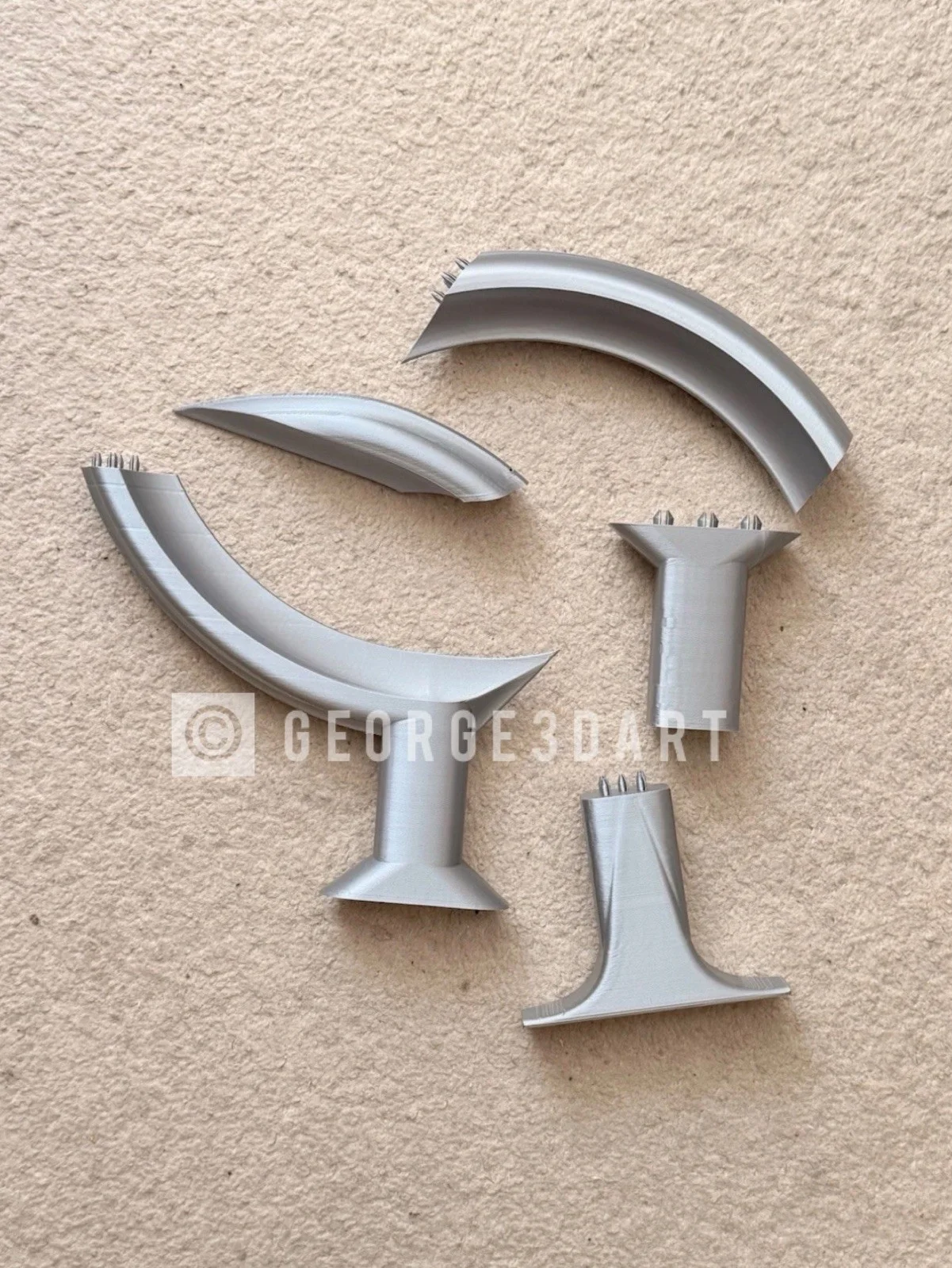 Bela Dimitrescu’s Sickle Resident Evil Cosplay Prop 3d Printed, image 4