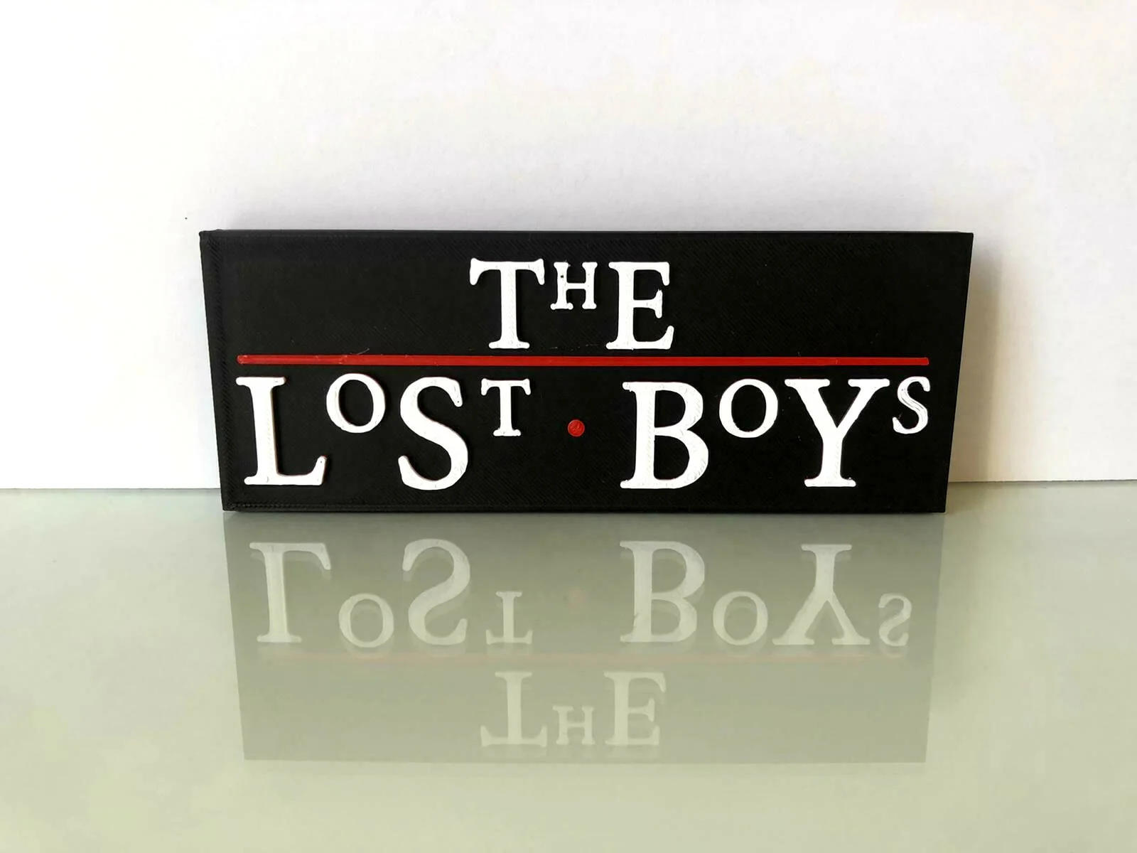The Lost Boys Display Logo Text Stand Collectable Horror Comedy Vampires Bikers, image 2